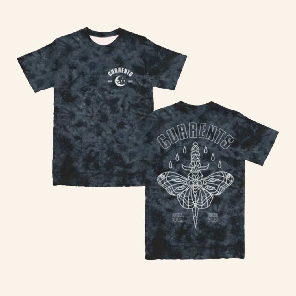 Currents Merch Moth Outline T-Shirt Unique Birthday Gift For Music Lovers Currents Merch Moth Outline T-Shirt Unique Birthday Gift For Music Lovers