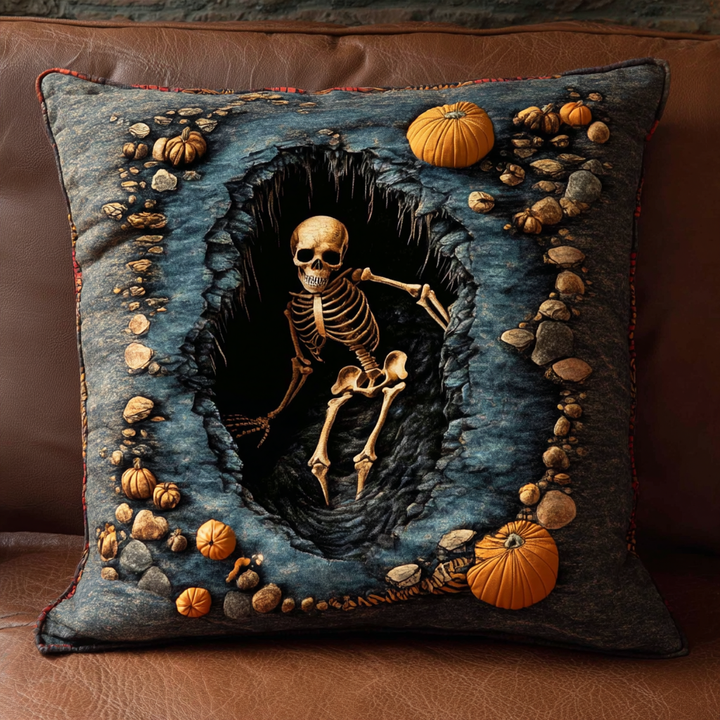 Cursed Grave Quilted Pillow Case Decorative Pillow Cases Birthday Gifts For Friends