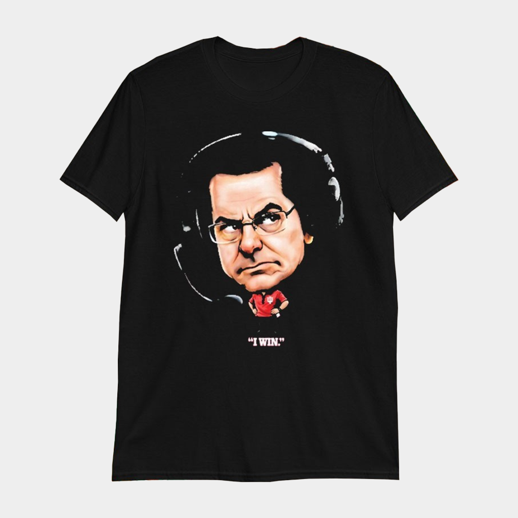Curt Cignetti I Win Big Head T-Shirt Indiana Football Merch Best Gifts For Fans