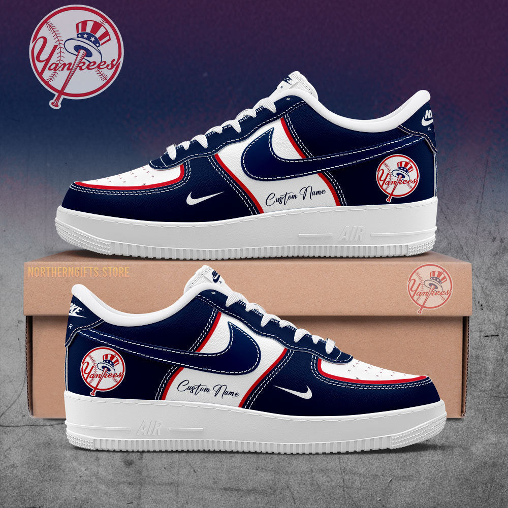 Custom 2024 New York Yankees World Series Shoes New York Yankees Best Gifts For Basketball Lovers