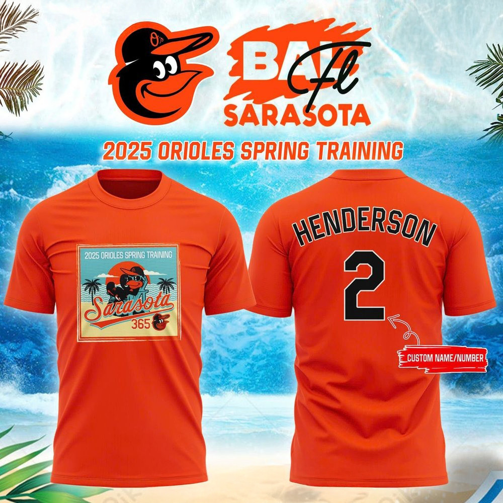 Custom 2025 Orioles Spring Training Special T-Shirt Gifts For Fans