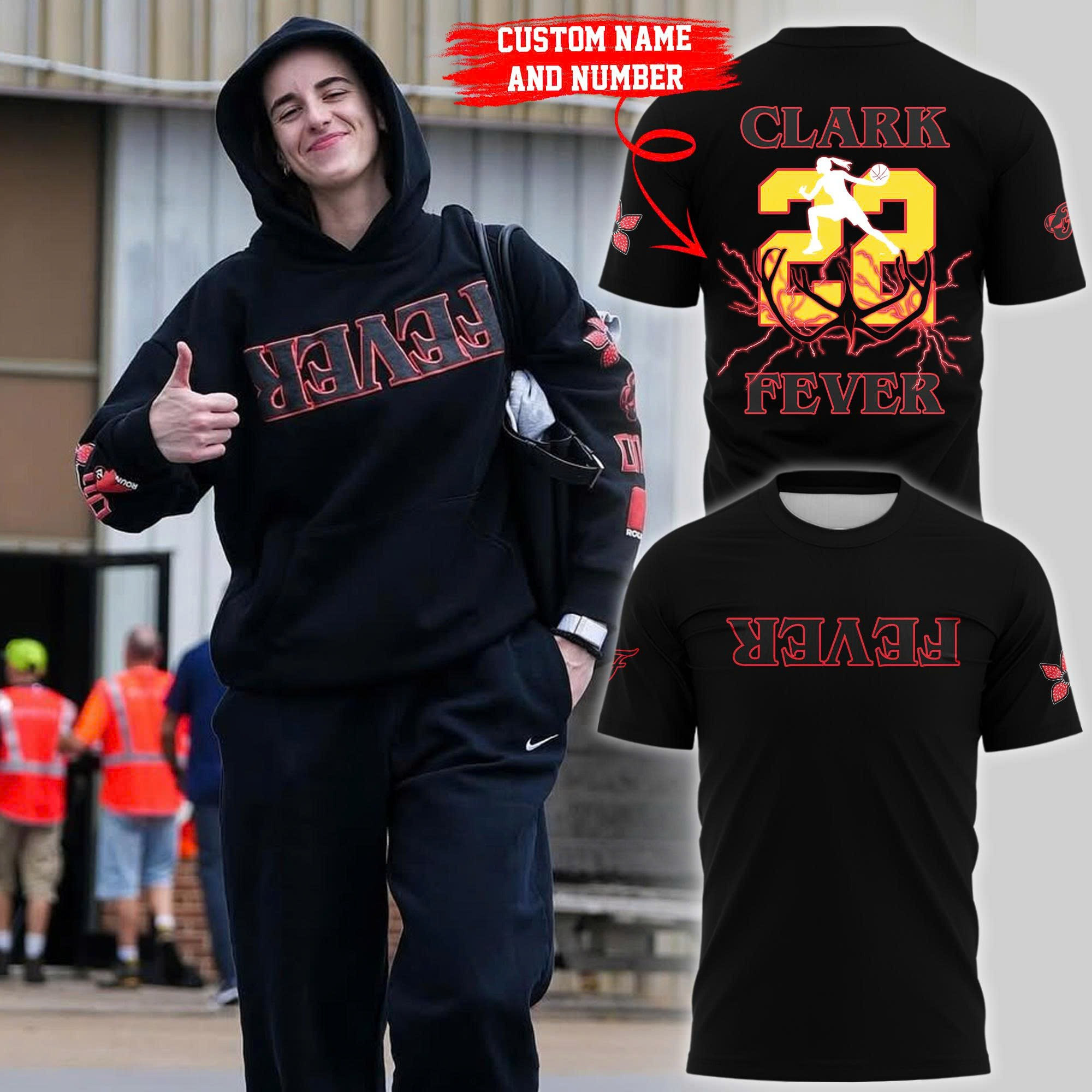 Custom 22 Clark Fever Stranger Things Limited Edition Shirt Gift Ideas For Husband
