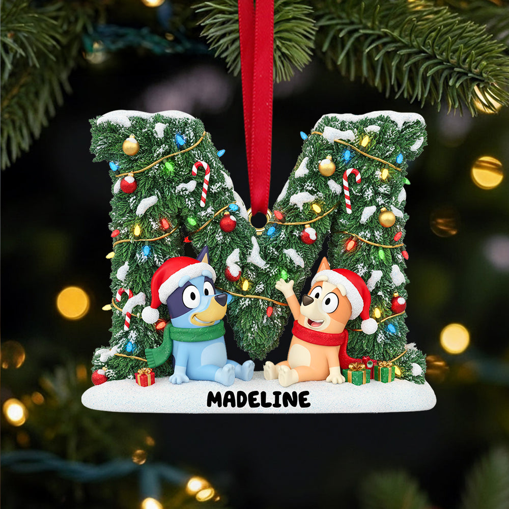 Custom Alphabet Letter Gifts For Cartoon Lovers Christmas Ornament - Christmas Ornament Gift Idea Custom Alphabet Letter Gifts For Cartoon Lovers Christmas Ornament - Christmas Ornament Gift Idea