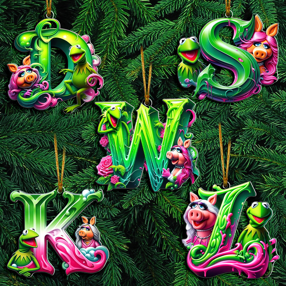 Custom Alphabet Letter Gifts For Movie Lover Acrylic Ornament - Fun Holiday Ornament Gift