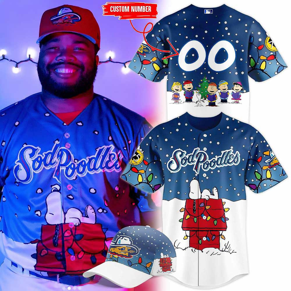Custom Amarillo Sod Poodles Christmas in July Limited Edition Baseball Jersey Fans Gifts