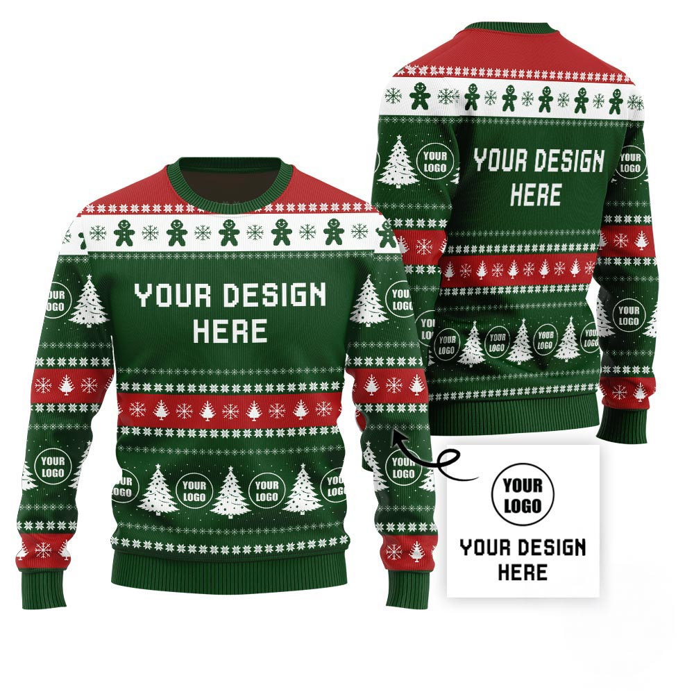 Custom Any Design Ugly Christmas Sweater For Company Christmas Ideas For Girlfriend