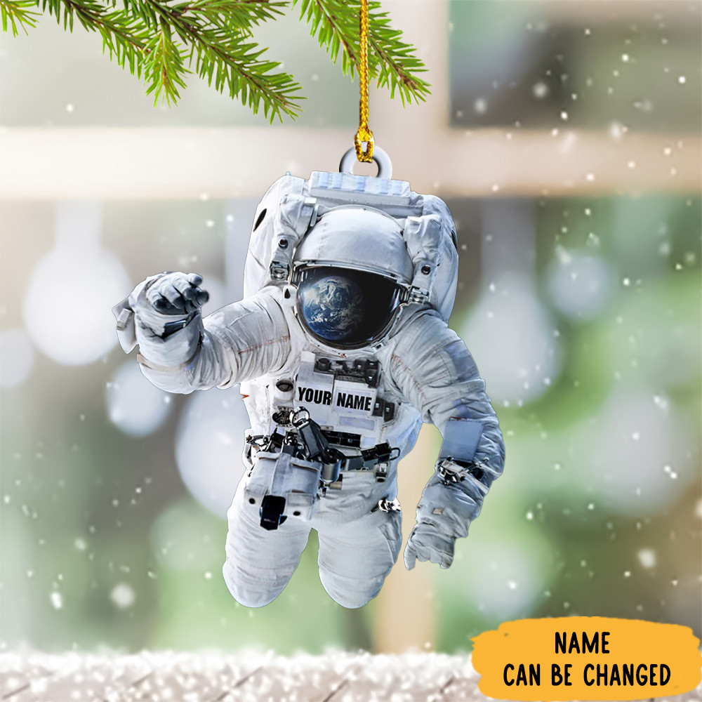 Custom Astronaut Ornament Cosmonaut Ornament Hanging Christmas Decorations