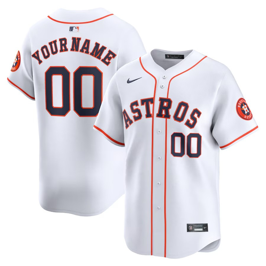 Custom Astros White Home Jersey Baseball Coach Gift Ideas