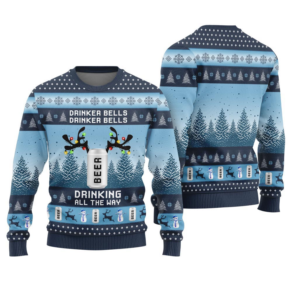 Custom Beer Mens Ugly Christmas Sweater Ugly Christmas Gifts