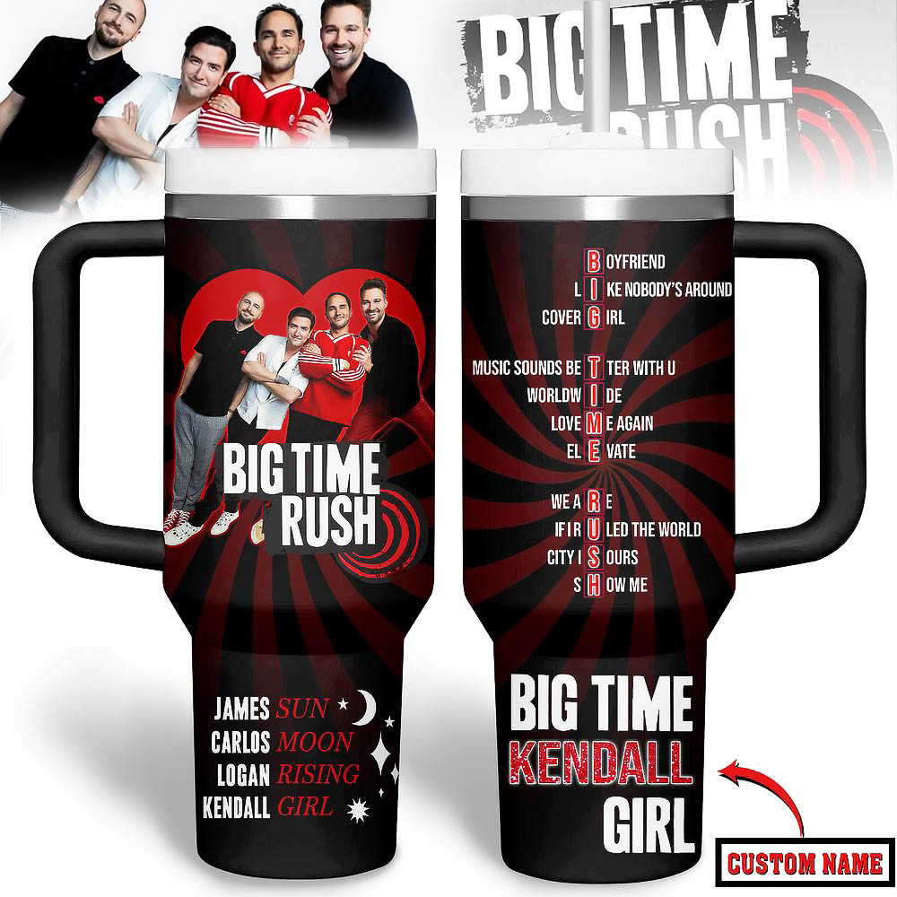 Custom Big Time Rush Sun Moon Rising Girl Tumbler Fans Gifts For Him
