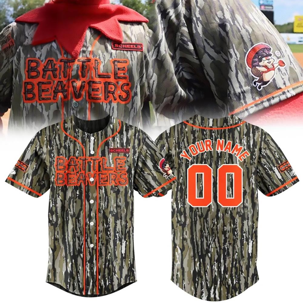 Custom Boise Hawks Battle Beavers Limited Edition Baseball Jersey Gifts For Baseball Fans