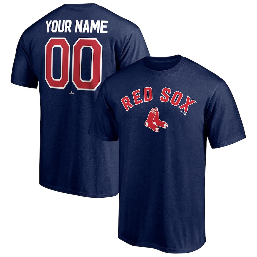 Custom Boston Red Sox T-Shirt Personalized Team Winning Streak Name And Number Shirt Gifts