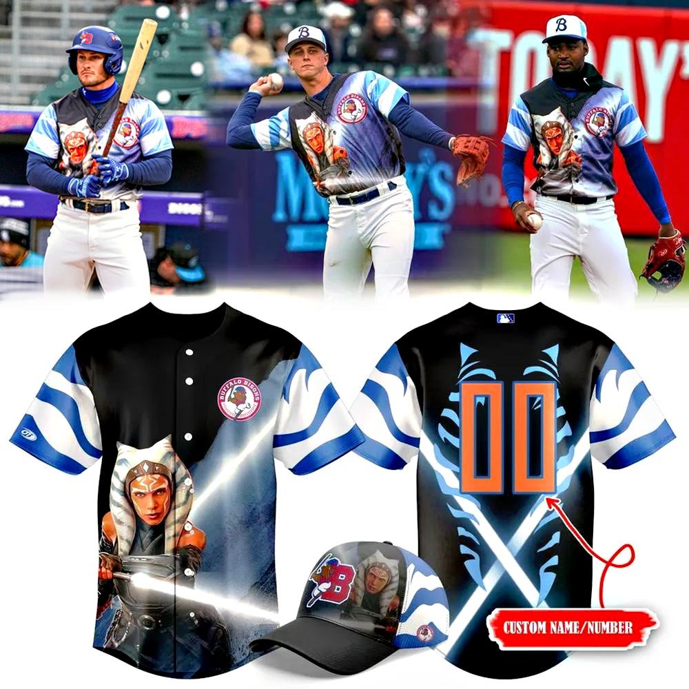 Custom Buffalo Bisons Star Wars Limited Edition Baseball Jersey Fans Gifts