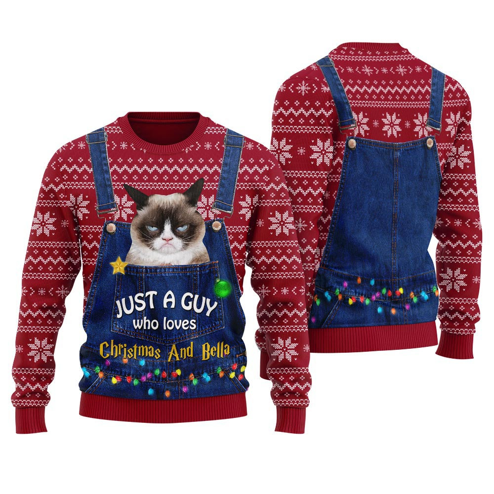 Custom Cat Christmas Sweater Women Xmas Sweaters For Women