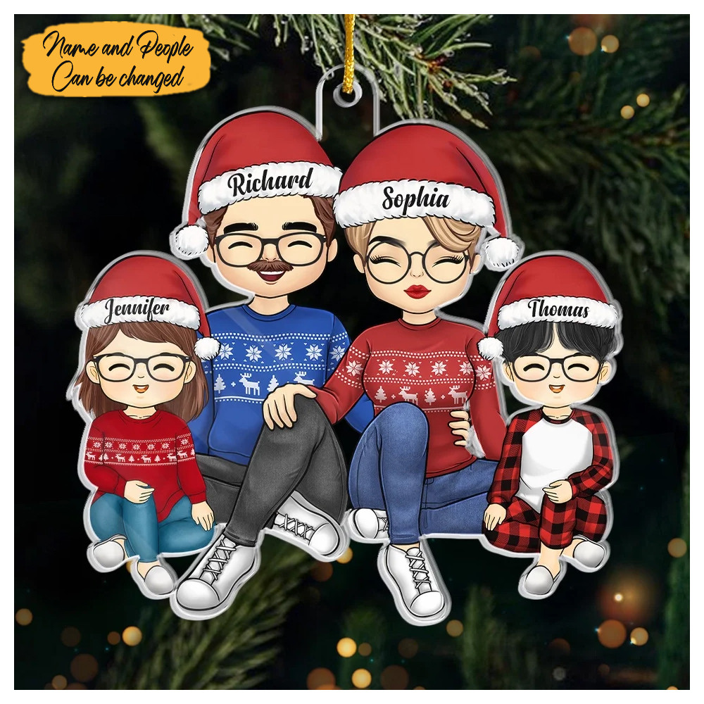Custom Christmas Is The Celebration Of Family Love Ornament Family Christmas Ornament