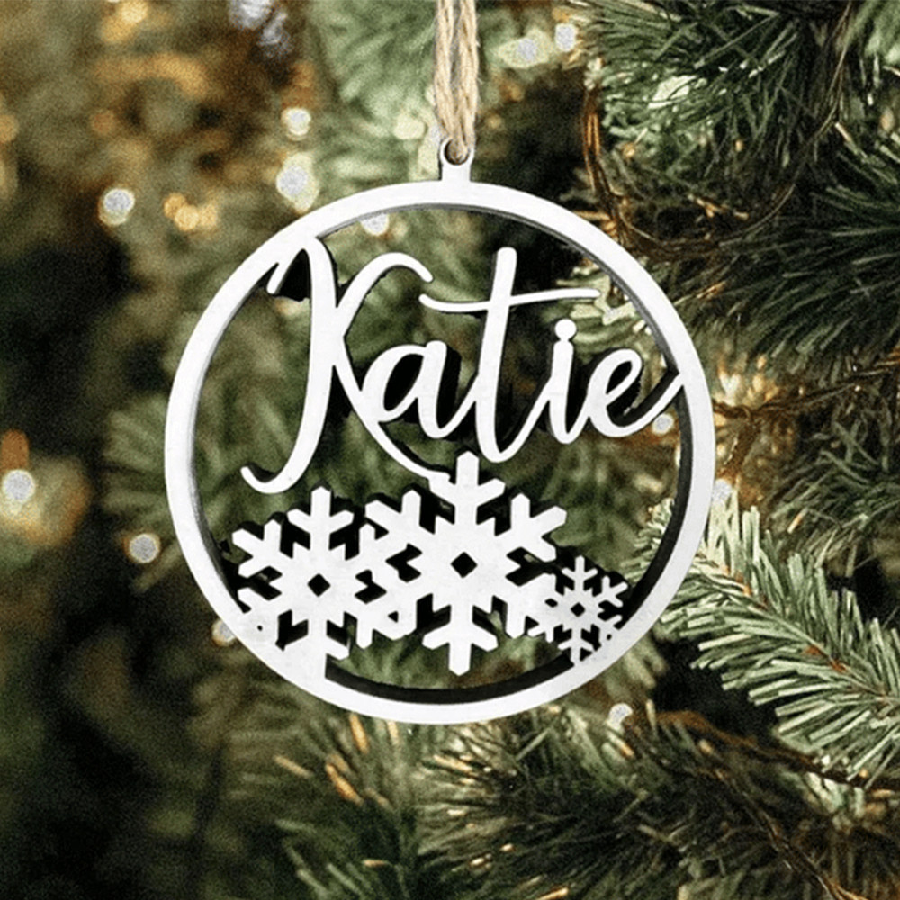Custom Christmas Ornament 2024 Personalized Family Christmas Ornament Tree Decorations
