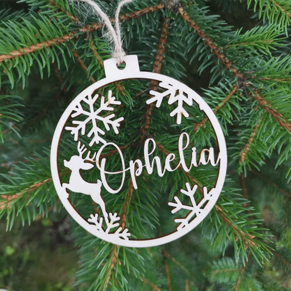Custom Christmas Ornament Personalized Name Christmas Ornament Best Xmas Gift Ideas