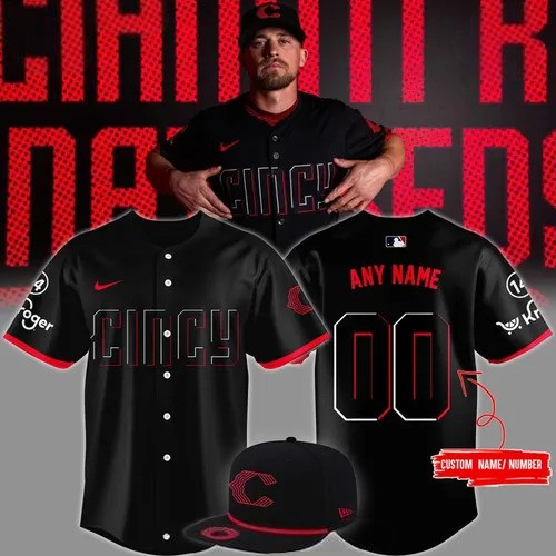 Custom Cincinnati Reds City Connect 2025-26 Baseball Jersey Gifts For Baseball Lovers