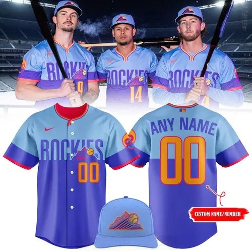 Custom Colorado Rockies City Connect Uniform 2025 Baseball Jersey Cool Baseball Gifts