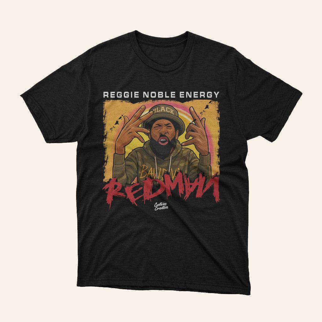 Custom Creative Merch Reggie Noble Energy Redman Tribute T-Shirt Best Gifts For Husband Custom Creative Merch Reggie Noble Energy Redman Tribute T-Shirt Best Gifts For Husband