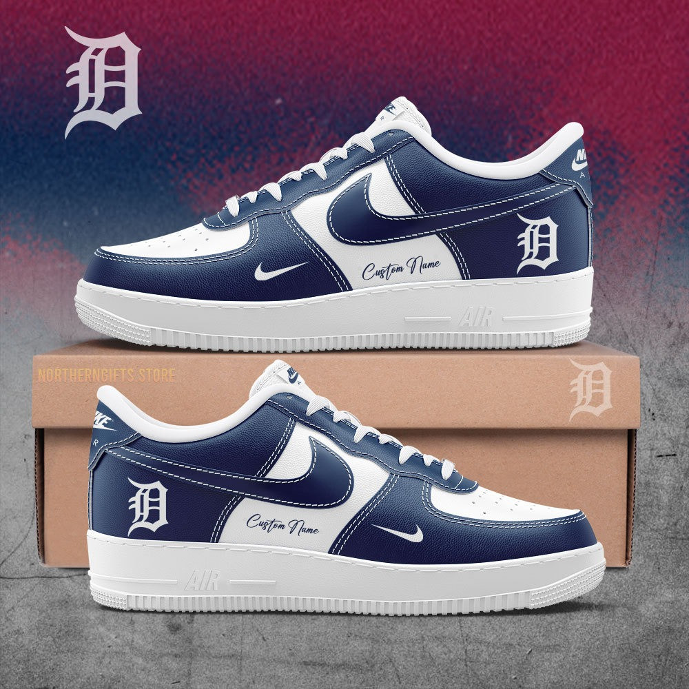 Custom Detroit Tigers Air Jordan Shoes Merchandise Air Force Sneakers Gifts For Fans
