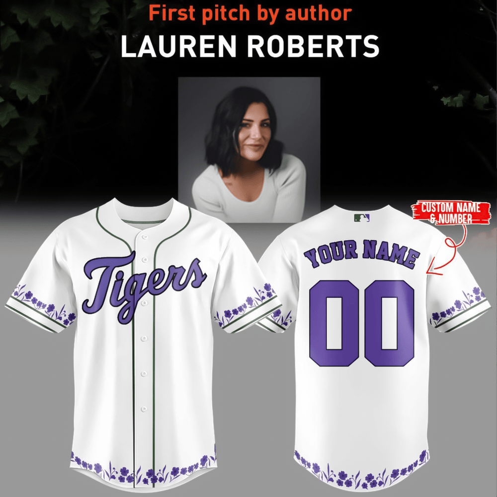 Custom Detroit Tigers Lauren Roberts Limited Edition Baseball Jersey Gifts For Baseball Lovers