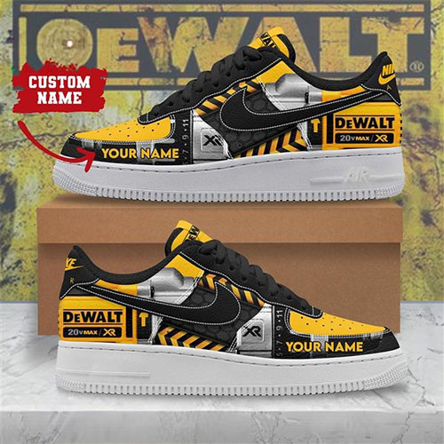 Custom DeWALT 20V Max Air Force Nike Shoes Gifts For Boyfriend