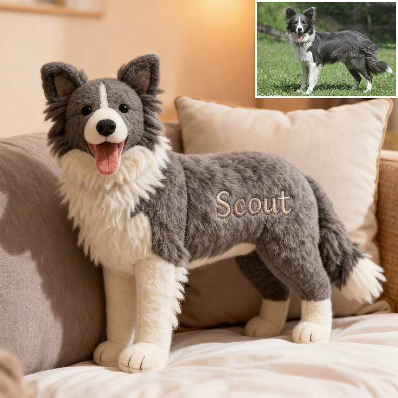 Custom Dog Photo Pillow Shaped Photo Pillow Christmas Presents For Dog Lovers