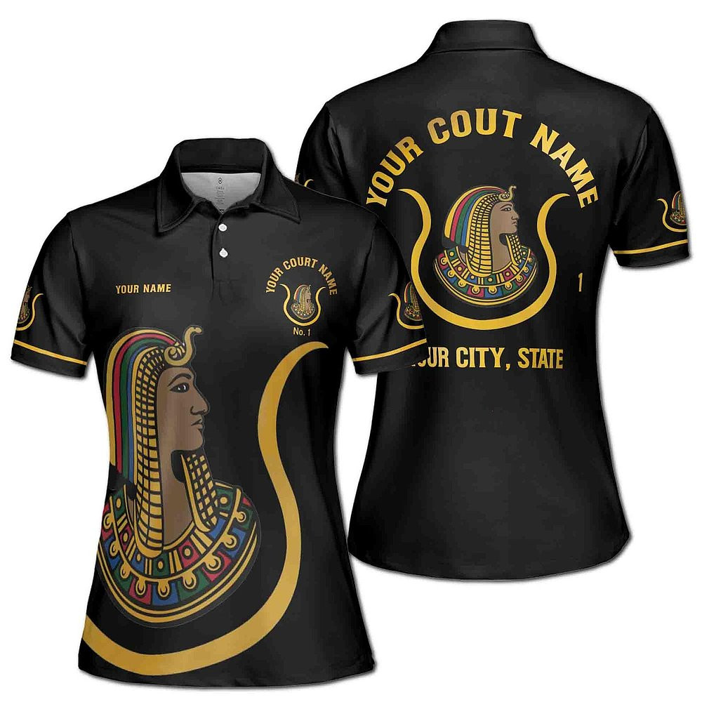 Custom DOI Daughter Of Isis Women's Polo Shirt Gifts For Mom