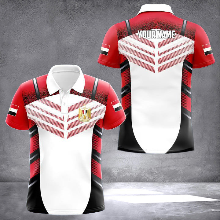 Custom Egypt Polo Shirt Egyptian Inspired Clothing Gift For Egyptian Friend