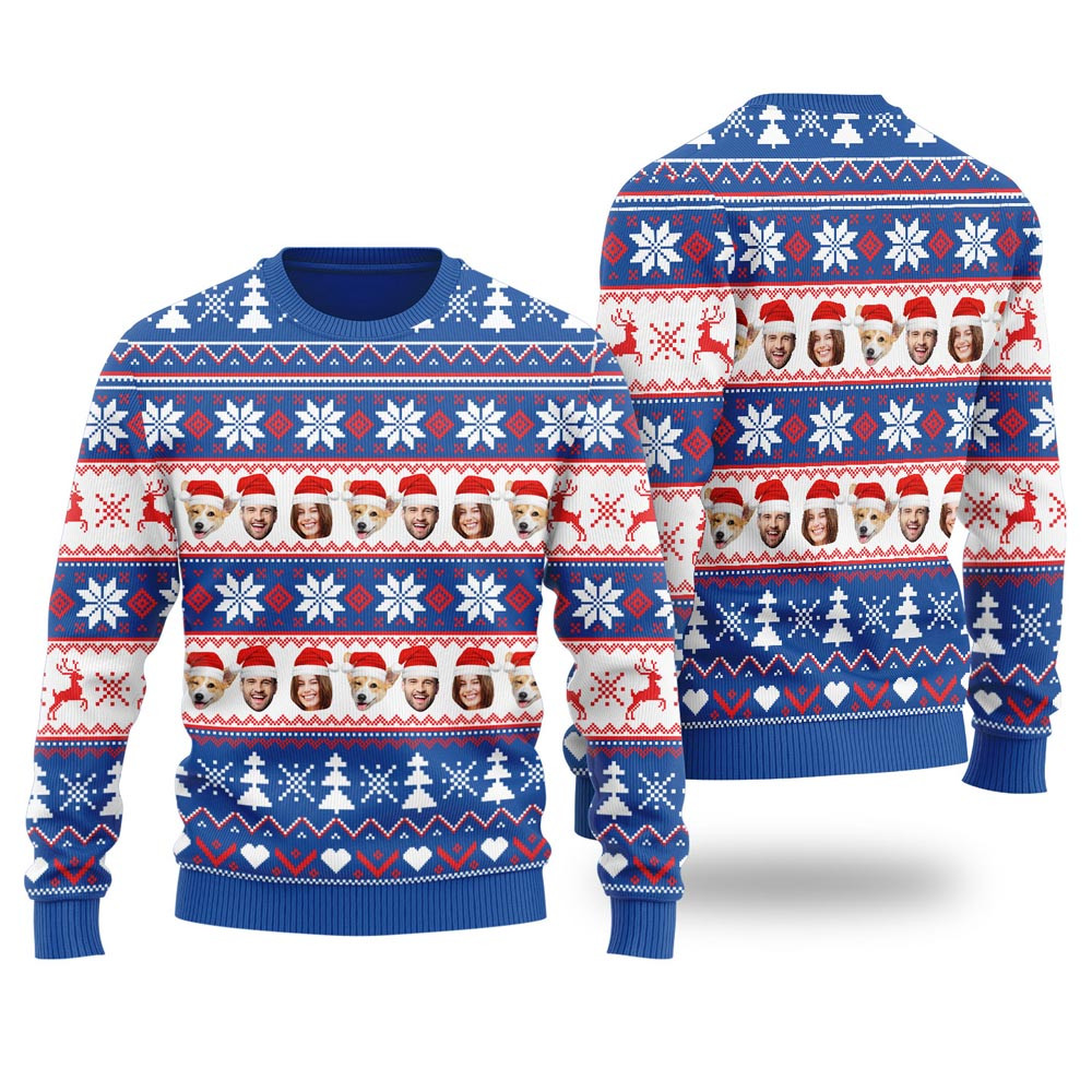 Custom Family Matching Custom Ugly Sweater Royal Unique Christmas Gifts For Adults