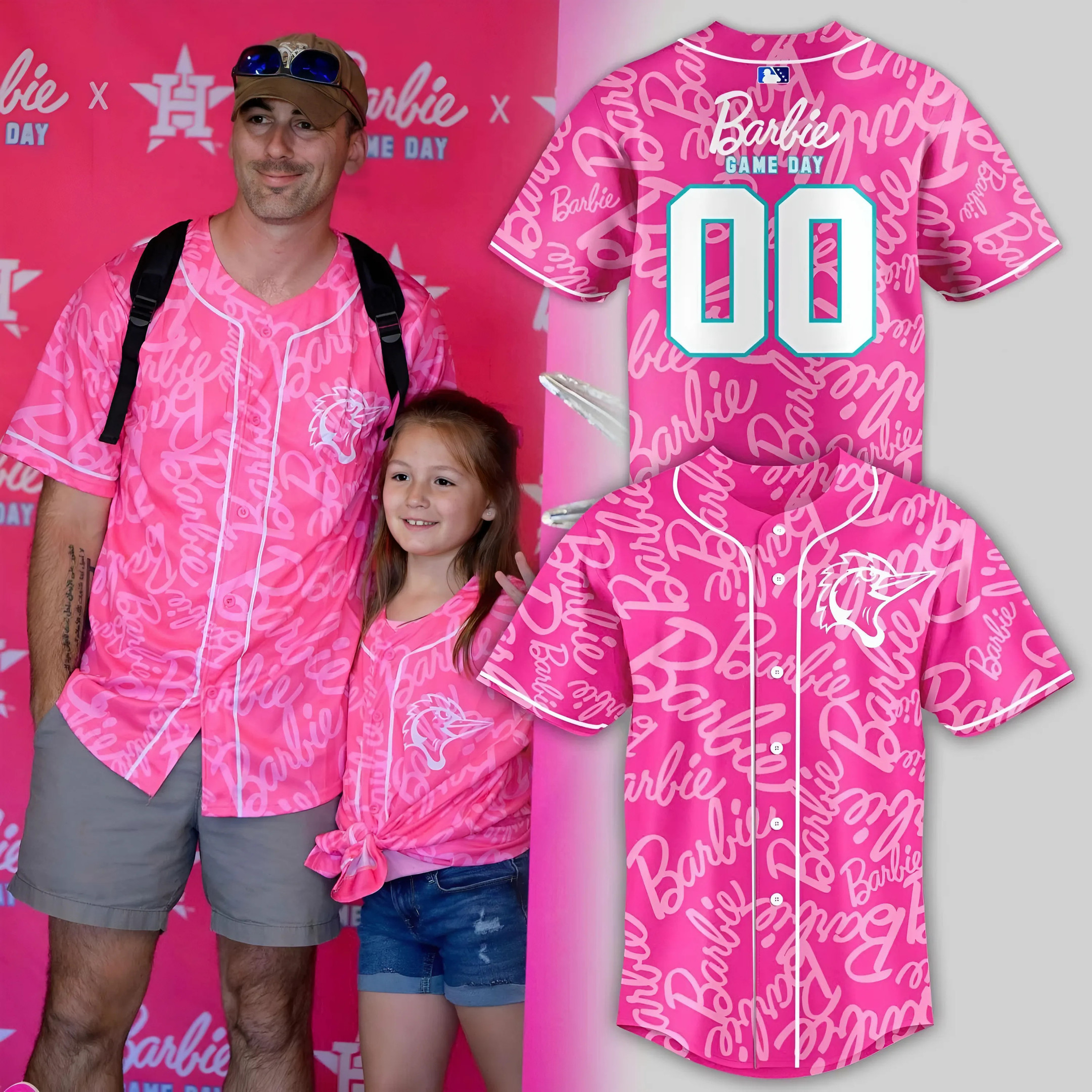 Custom Fayetteville Woodpeckers x BarBie Day Jersey 2025 Gifts For Her