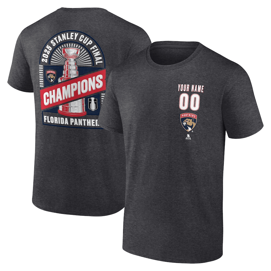Custom Florida Panthers Stanley Cup Champions 2025 Shirt NFL Merch Hockey Fan Gift Ideas