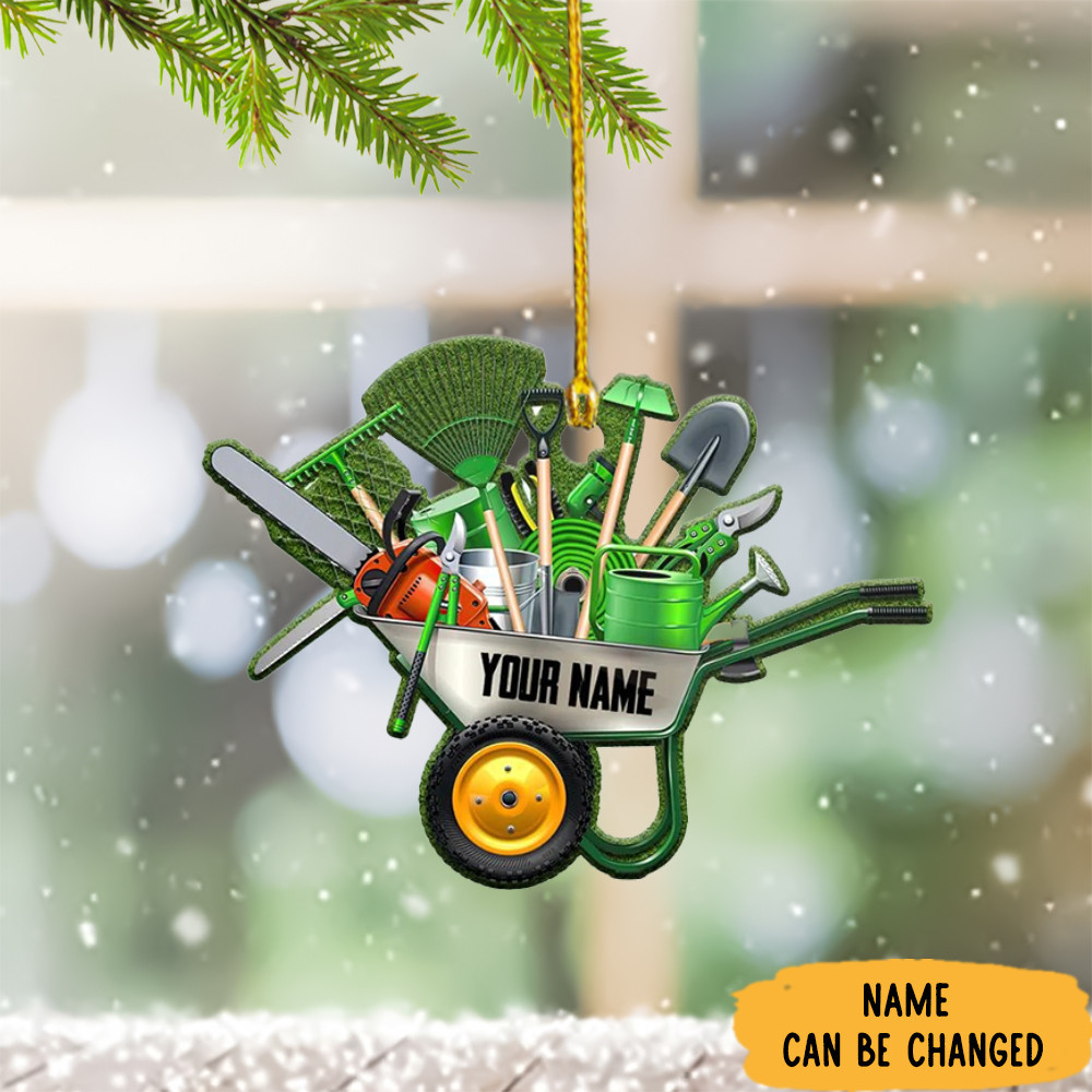 Custom Garden Ornament Gardening Christmas Tree Ornaments Best Gifts For Gardeners