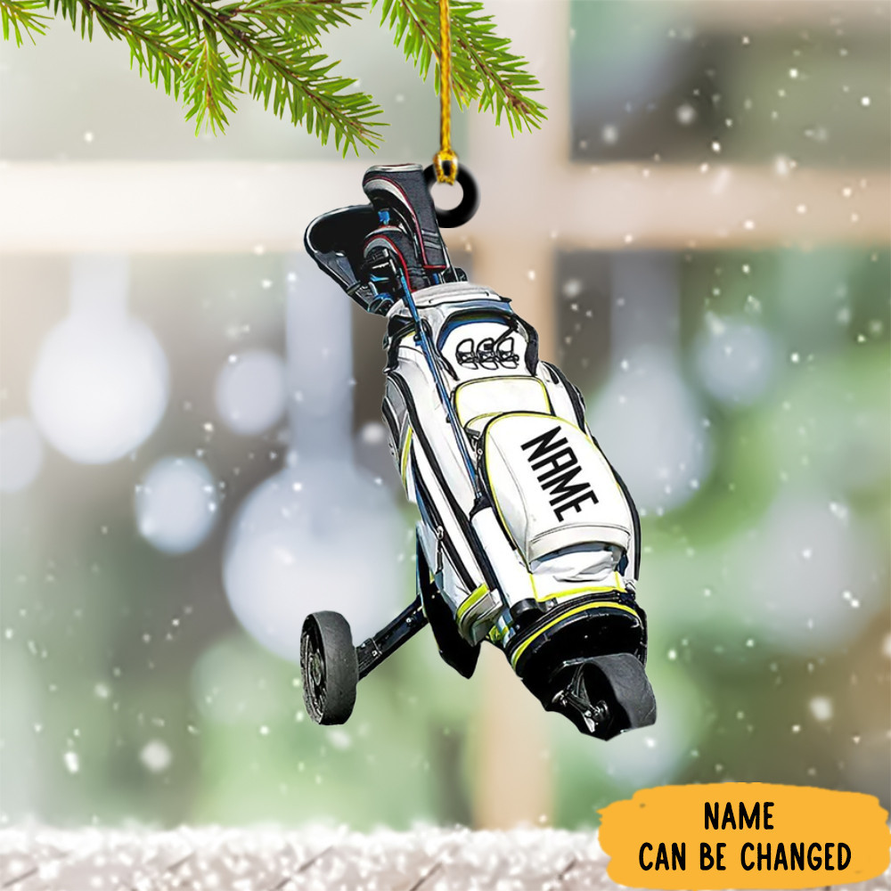 Custom Golf Ornament 2024 Golf Ornaments Christmas Personalized Presents