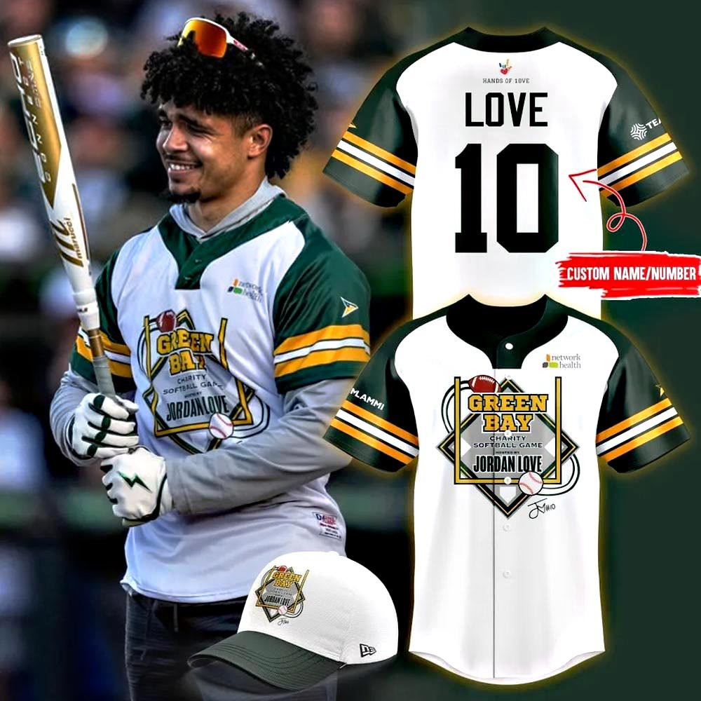 Custom Green Bay Packers x Jordan Love Limited Edition Baseball Jersey Gifts For Him