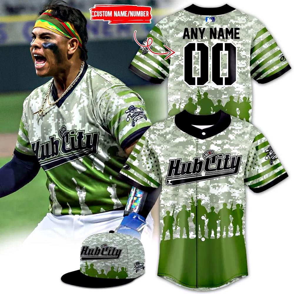 Custom Hub City Spartanburgers Memorial Day Limited Edition Baseball Jersey Cool Baseball Gifts