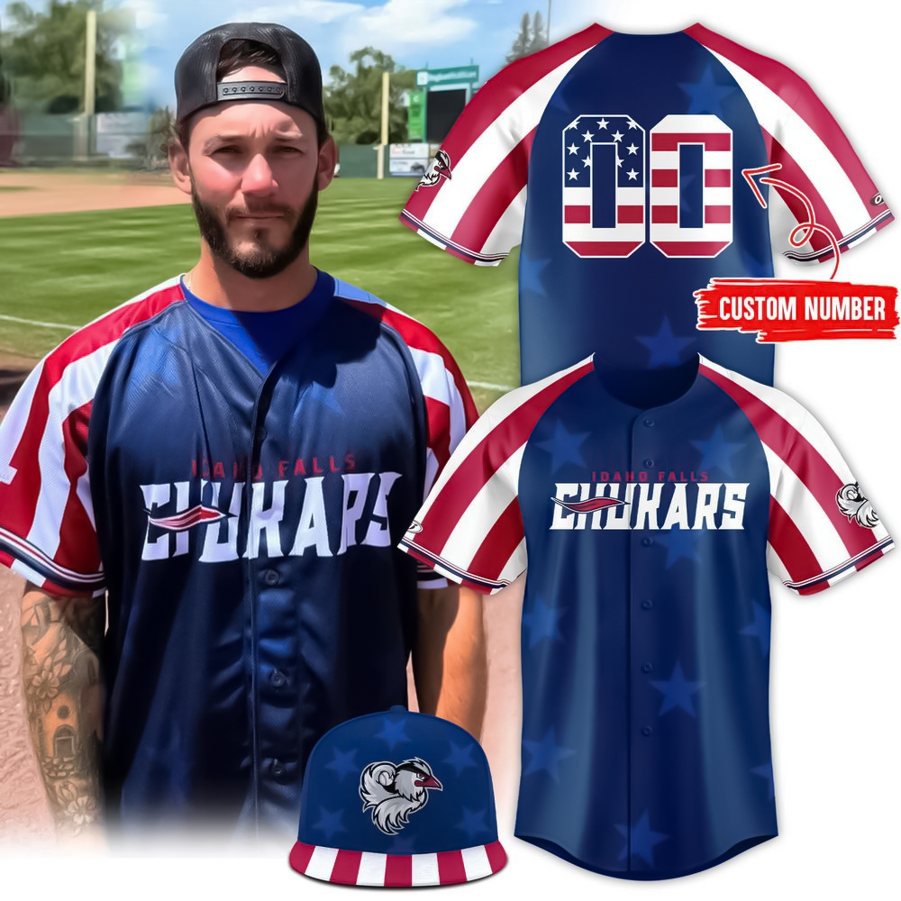 Custom Idaho Falls Chukars 2025 Independence Day Limited Edition Baseball Jersey
