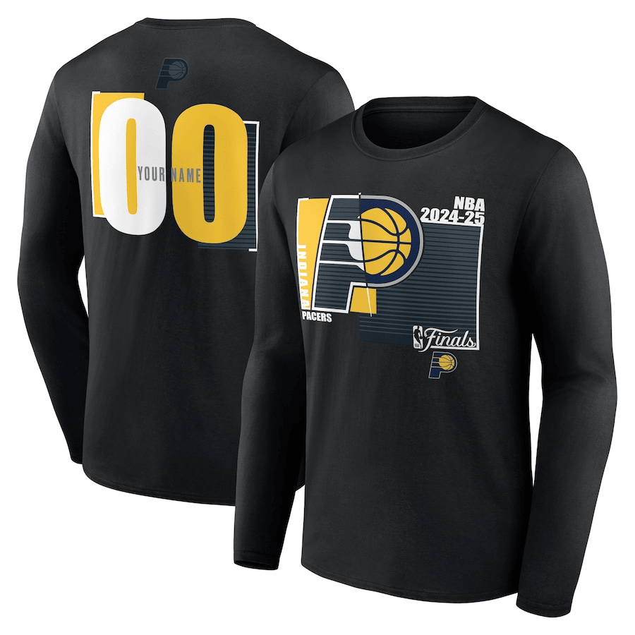 Custom Indiana Pacers Eastern Conference Finals Long Sleeve Shirt 2025 NBA Finals Merch