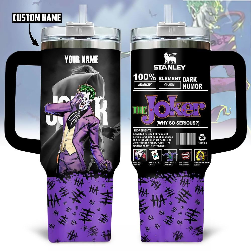Custom Joker Limited Edition Stanley Tumbler Cup Best Gifts For Husband