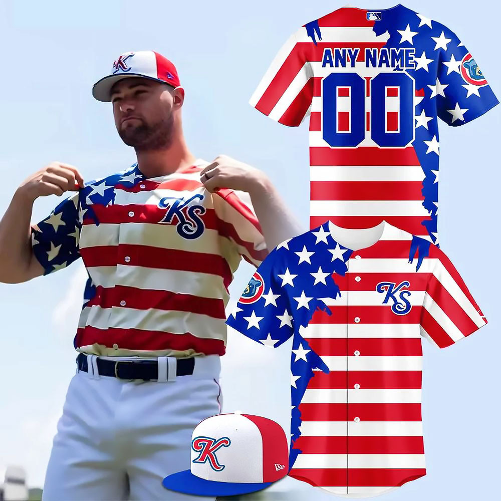 Custom Knoxville Smokies Happy Independence Day 2025 Limited Edition Baseball Jersey