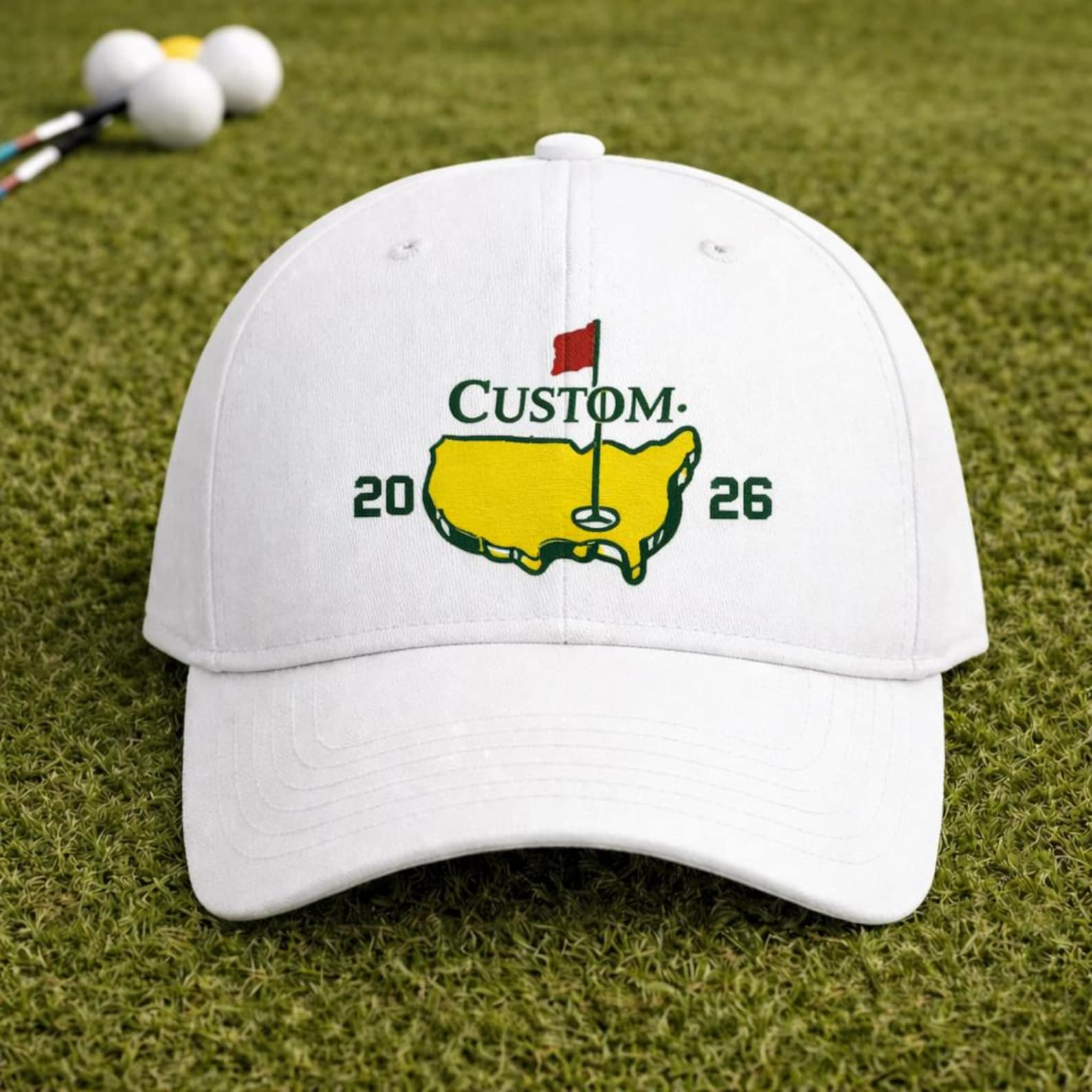 Custom Masters Tournament 2026 Baseball Hat Masters Golf Sports Cap Gift For Golf Fans