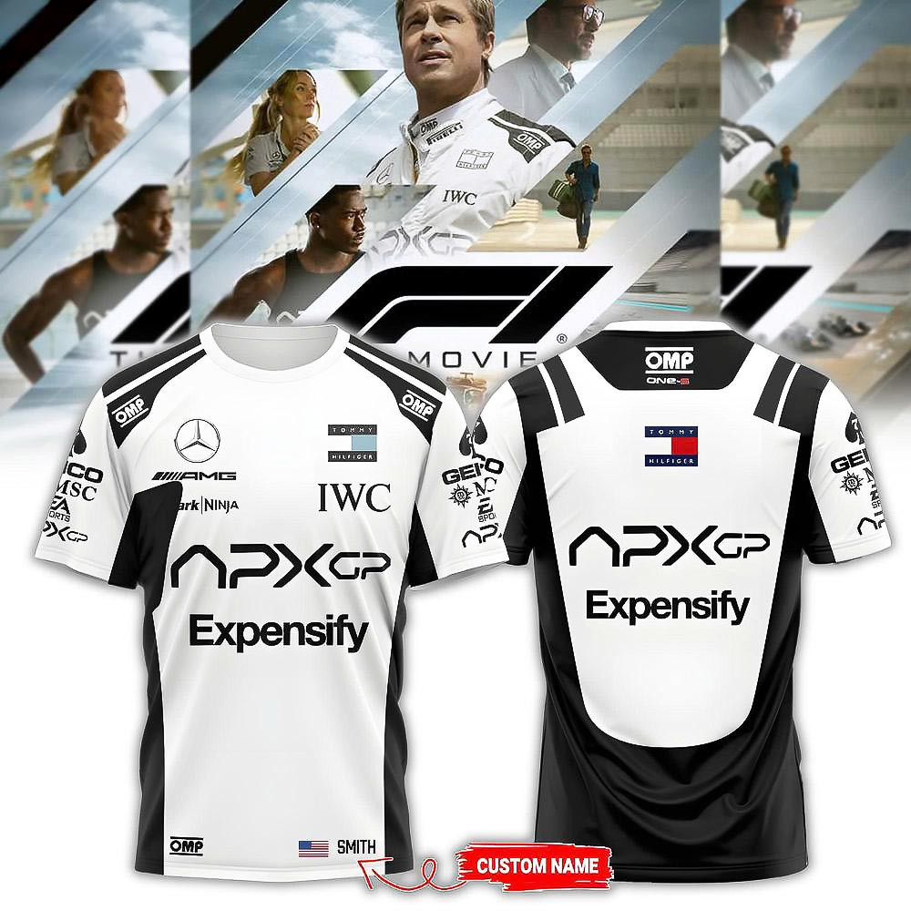 Custom Mercedes F1 The Movie Limited Edition T-Shirt Present For Husband