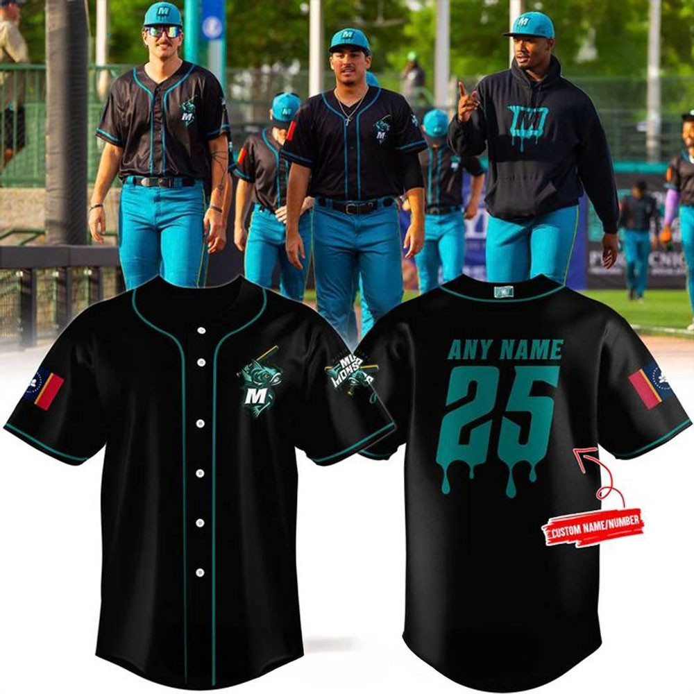 Custom Mississippi Mud Monsters Special New 2025 Black Baseball Jersey Perfect Gift For Him