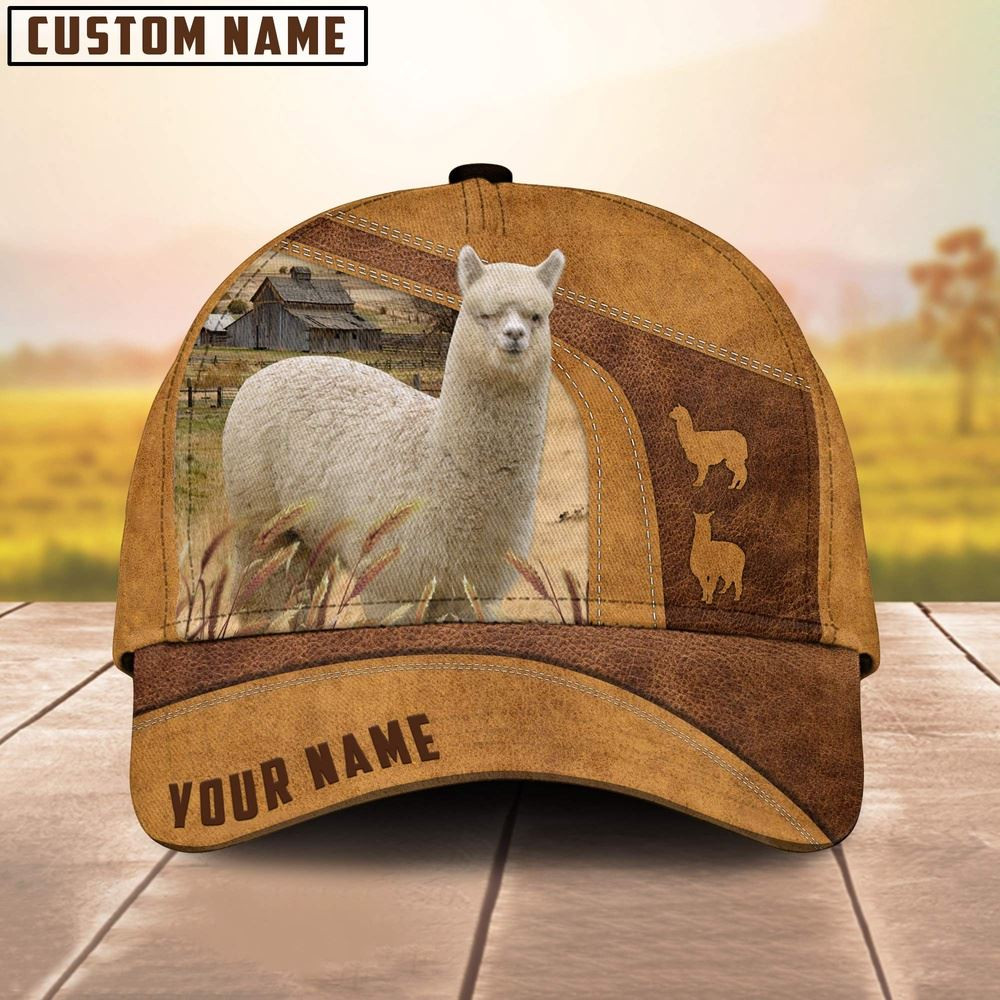 Custom Name Alpaca Cap TT16 Farm Cap Farmer Baseball Cap Gift For Farmer