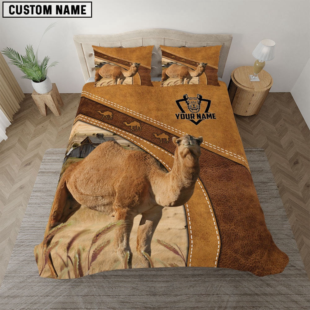 Custom Name Camels Bedding Set Farm Bedding Set Anniversary Gifts