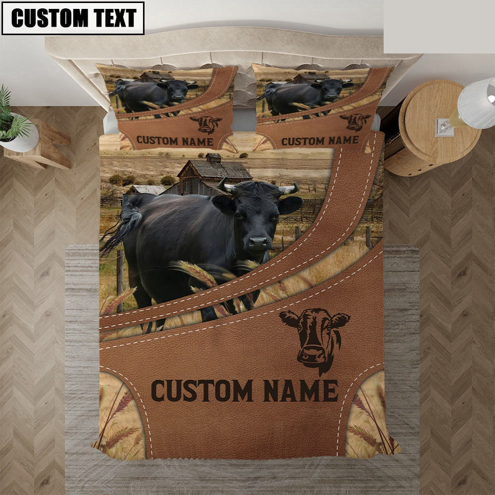Custom Name Dexter On Farm Bedding Set Anniversary Gifts
