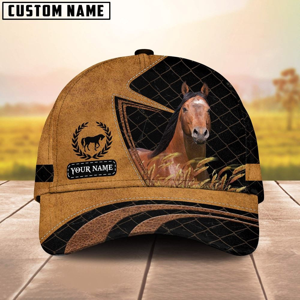 Custom Name Horse Cap Farm Cap Farmer Baseball Cap Gift For Farmer
