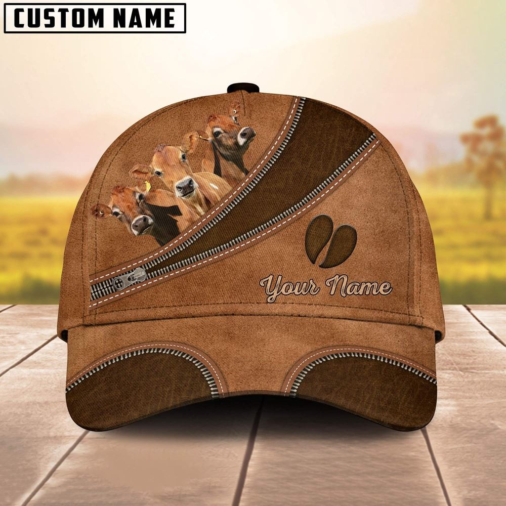 Custom Name Jersey Brown Happiness Cap Farm Cap Farmer Baseball Cap Gift For Farmer