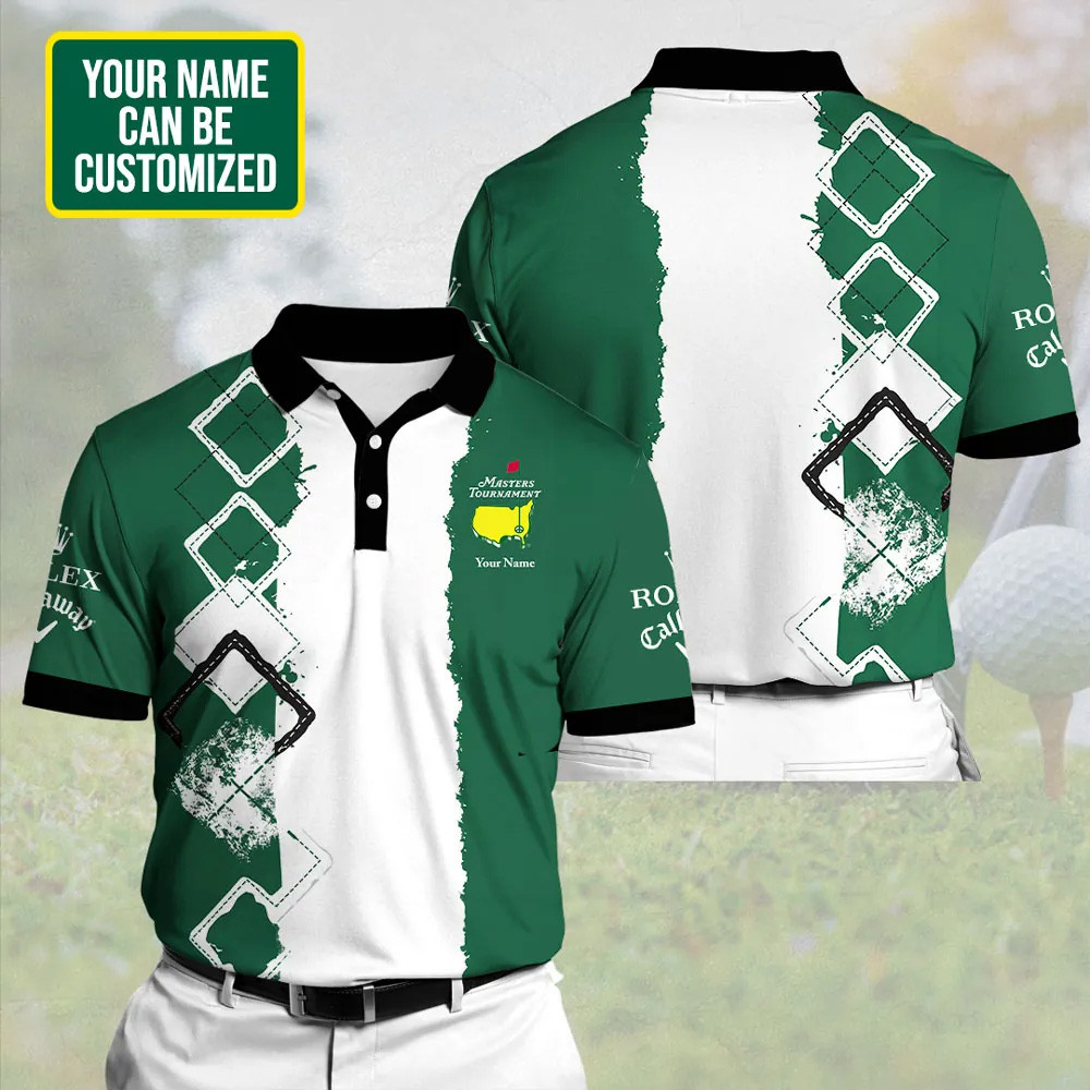 Custom Name Masters Tournament 2026 Callaway Polo Shirt The Masters Golf Apparel Golf Fan Present
